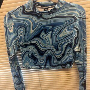 mixed color long sleeve